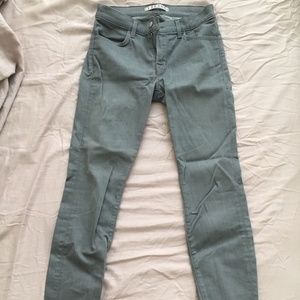 J Brand Super Skinny Jeans in Gotham Gray Grey 27